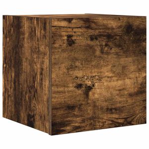 vidaXL Sieninė televizoriaus spintelė, dūminio ąžuolo, 30,5x30x30cm