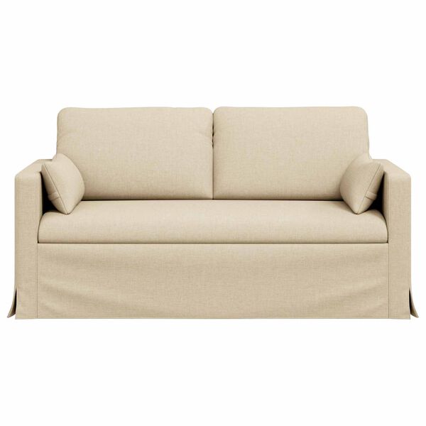 vidaXL Sofa Kreminė Bendri matmenys: 158 x 78 cm (P X G x A) Aksomas