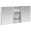 vidaXL Vonios spintos komplektas 3 vnt. 140 x 14,5 x 70 cm