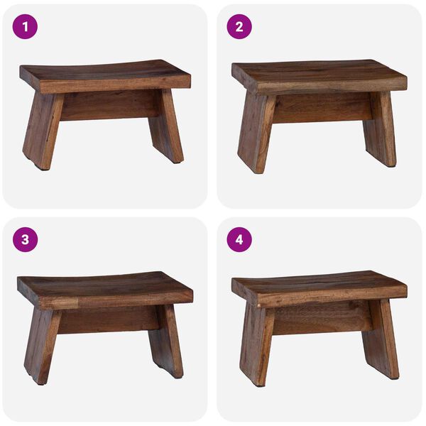 vidaXL Sūpynes Natūrali 29 x 20 x 17 cm Mahogany Medis