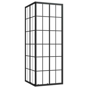 vidaXL Du&scaron;o kabina, 80x80x180cm, vieno sluoksnio apsauginis stiklas