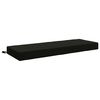 vidaXL Sėdynės pagalvėlė SOEST 100% poliesteris Juoda 120 x 40 x 10 cm