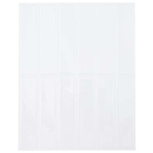 vidaXL Stačiakampė plytelė 10 pcs Balta 29 x 23 x 0,08 cm