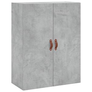 vidaXL Prie sienos montuojama spintelė, betono pilka, 69,5x34x90cm
