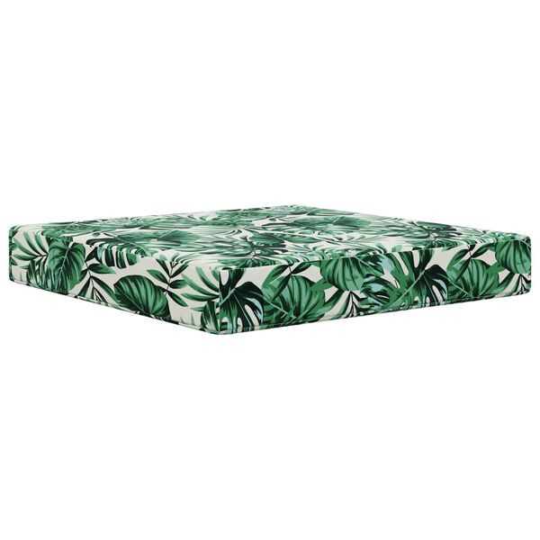 vidaXL Lauko sofa pagalvėlė 3 pcs Lapų ra&scaron;tas Poliesteris