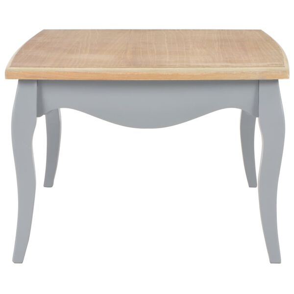 vidaXL Kavos staliukas, pilk. ir rud. sp., 110x60x40cm, pu&scaron;. med. mas.