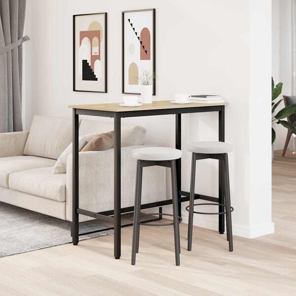 vidaXL staliuku Sonoma ąžuolas 100 x 50 x 90,5 cm