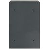 vidaXL Skaitmeninis seifas, tamsiai pilkas, 40x35x60cm