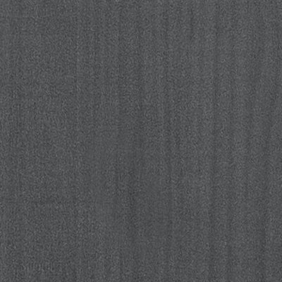 vidaXL Naktinės spintelės, 2vnt., pilkos, 40x30,5x35,5cm, pušis