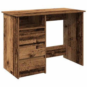 vidaXL Ra&scaron;omasis stalas, medienos, 102x50x75cm, apdirbta mediena