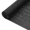 vidaXL Privatumo suteikiantis tinklelis, juodas, 1,5x10m, HDPE, 75g/m&sup2;
