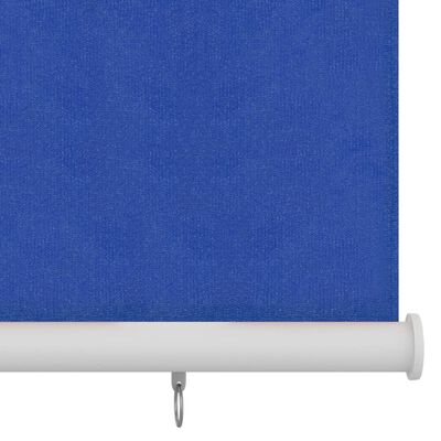 vidaXL Lauko roletas, mėlynos spalvos, 120x230cm, HDPE