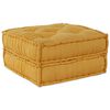 vidaXL Modulinė sofa, geltona, 70x70x36, audinys