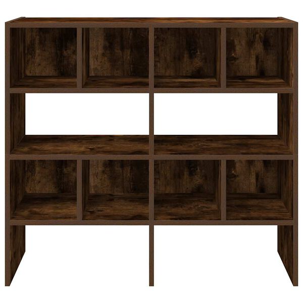 vidaXL Batų lentynos, 2 vnt., sukraunamos, dūminio, 89,5x30x40cm