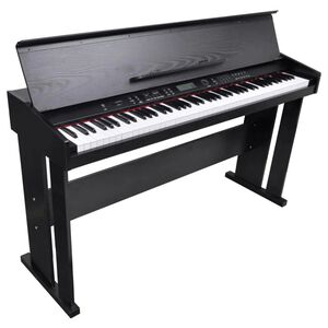 vidaXL Elektrinis skaitmeninis pianinas su stovu natoms, 88 klavi&scaron;ų