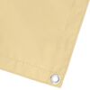 vidaXL Balkono Ekranas Smėlio 110 x 300 cm Oksfordo audinys