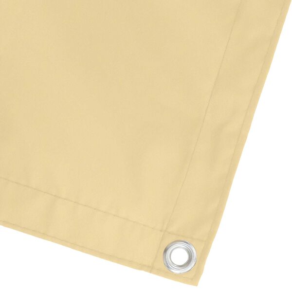 vidaXL Balkono Ekranas Smėlio 110 x 300 cm Oksfordo audinys