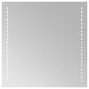vidaXL LED vonios veidrodis Skaidrus 50 x 50 cm grūdintas stiklas