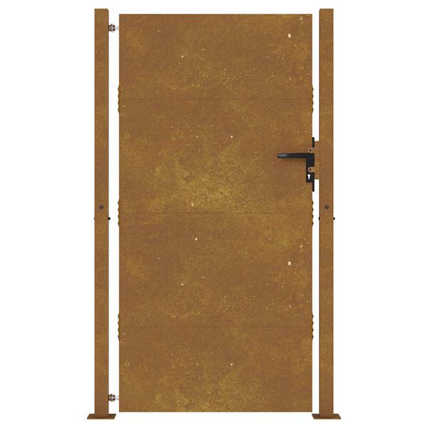vidaXL Sodo vartai, 100x175 cm, Corten plienas