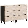 vidaXL Kabalas 2 vnt. 60 x 33 x 75 cm Kietas mango medis