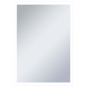 vidaXL Sieninis vonios kambario veidrodis su LED, 60x80cm