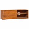 vidaXL Prie sienos montuojama TV spintelė, 90x30x30cm, tikmedis