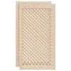 vidaXL Spintelės durelės, 2vnt., 49,5x99cm, pu&scaron;is, grotelių dizaino