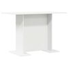 vidaXL Valgomojo stalas 110 x 60 x 75 cm Apdirbta mediena Balta