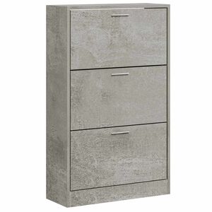 vidaXL Spintelė batams, betono pilka, 63x24x103cm, apdirbta mediena