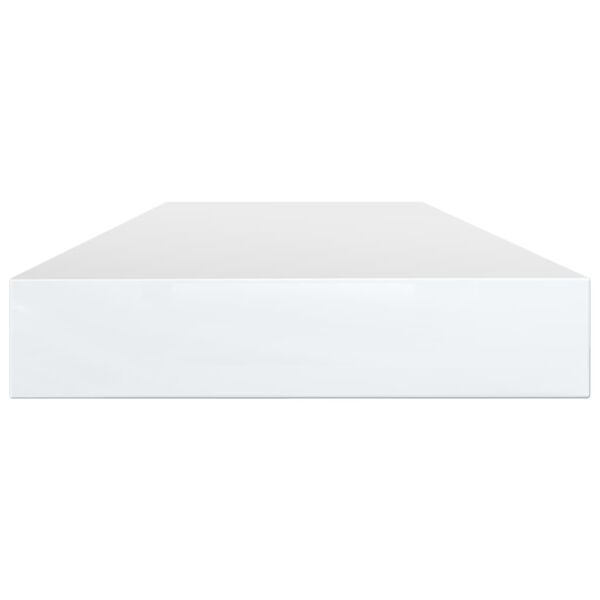 vidaXL Knygų lentynos plokštės, 4vnt., baltos, 100x10x1,5cm, MDP