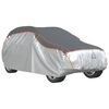 vidaXL Automobilio uždangalas visureigiams, pilkas ir sidabrinis, XL