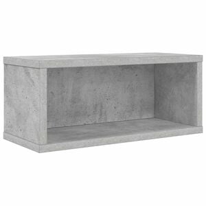 vidaXL CD saugojimo stovas Betono pilka 40 x 17 x 17 cm