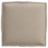 vidaXL Pagalvėlė 2 pcs Taupe 40 x 40 x 8 cm Oksfordo audinys