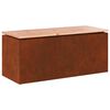 vidaXL Sodo suolas 2 -Seater 100 x 40 x 43 cm Rūdijanti Stačiakampio