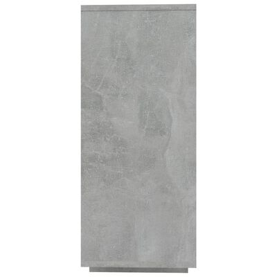 vidaXL Šoninė spintelė, betono pilkos spalvos, 120x30x75cm, MDP