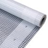 vidaXL Leno tentas, baltas, 2x6 m, 260 g/m&sup2;