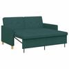 vidaXL I&scaron;traukiama sofa-lova Tamsiai žalia Audinys
