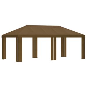 vidaXL Paviljono uždanga 6 x 3 m Taupe Poliesteris 190