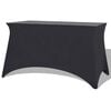 vidaXL Tamprios staltiesės, 2 vnt., 243x76x74 cm, antracito sp.