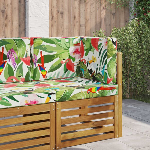 vidaXL Lauko sofa pagalvėlė 3 pcs spalvingas Poliesteris