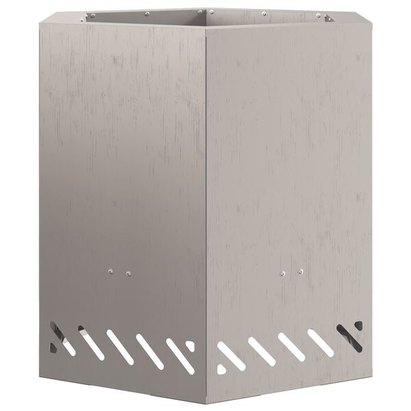 vidaXL Be dūmų laužavietė Ruda 48 x 48 x 51 cm Plienas