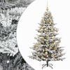 vidaXL Dirbtinė kalėdinė eglutė su rutuliuku 150 cm 150 LED