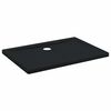 vidaXL Du&scaron;o padėklas su ta&scaron;kais 100 x 70 x 4 cm ABS Juoda
