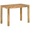 vidaXL Valgomojo stalas, 110x55x76cm, mango medienos masyvas