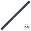 vidaXL Privatumo suteikianti sodo pertvara, pilka, 35x0,19m, PVC