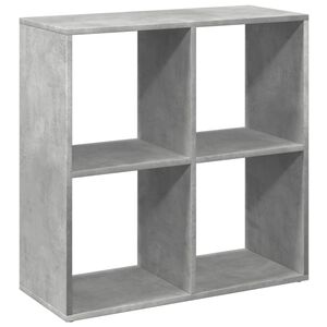 vidaXL Kambario pertvara/knygų spinta, betono, 69,5x29x69,5cm, mediena