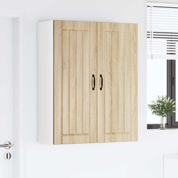 vidaXL Virtuvės spintelė Lucca Sonoma ąžuolas 80 x 31 x 100 cm