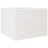 vidaXL Sodo lovelis, baltas, 60x60x45,5cm, pu&scaron;ies medienos masyvas