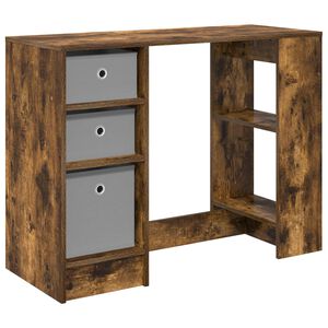 vidaXL Stalas Rūkyta ąžuolas 100 x 40 x 75 cm Apdirbta mediena