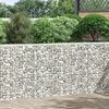 vidaXL Gabiono vazonas, 150x20x100cm, galvanizuotas plienas, auk&scaron;tas